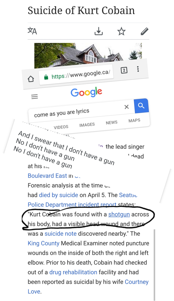 That Nigga Lied - Kurt Cobain House Clipart (728x1635), Png Download