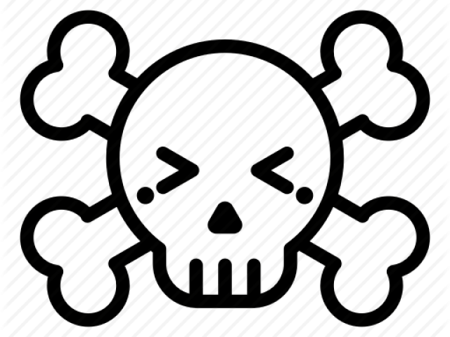 Cute Skull And Crossbones Clipart (640x480), Png Download