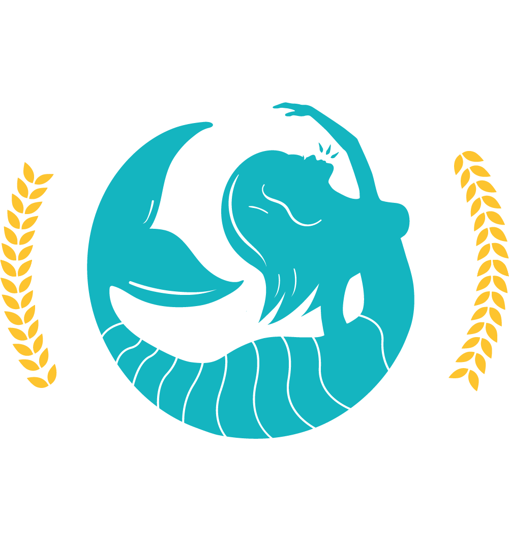 Siren Rock Brewing Company - Gold Circle Label Clipart (1001x1066), Png Download