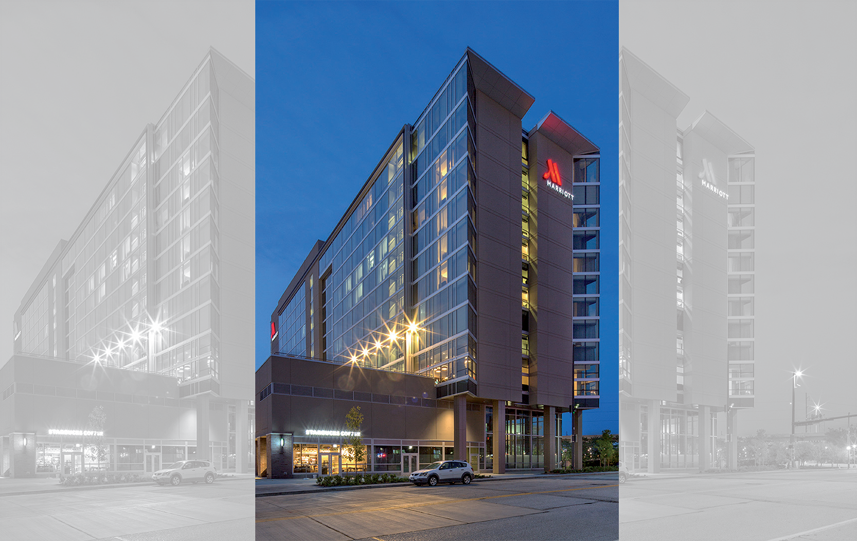 Commercial Building Clipart (1666x1052), Png Download