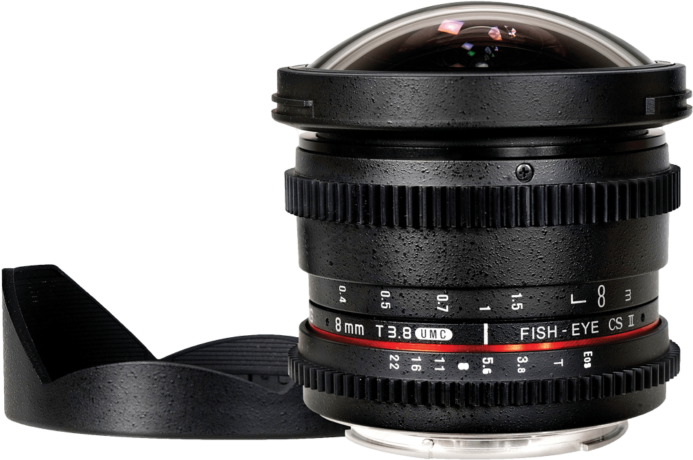 Rokinon - Rokinon Hd De 8mm Png Clipart (1096x1021), Png Download