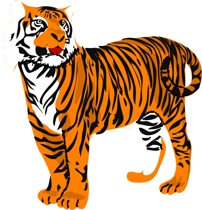 Tiger Clip Art Tiger Clip Art - Tiger Clipart - Png Download (771x800), Png Download