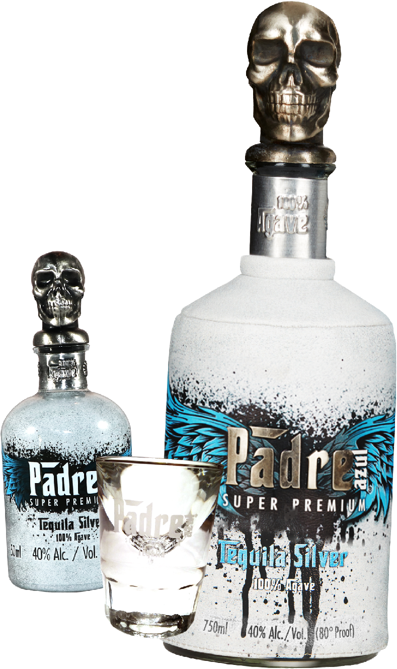 Padre Azul Tequila Blanco Clipart (1296x1409), Png Download