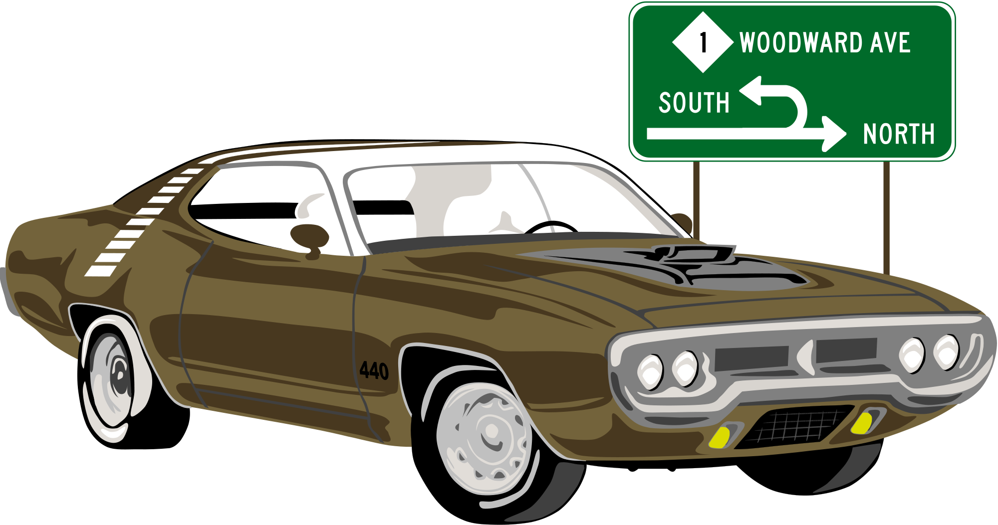 Outstanding Muscle Car Wiki - Muscle Car Wikipedia Clipart (2000x1053), Png Download
