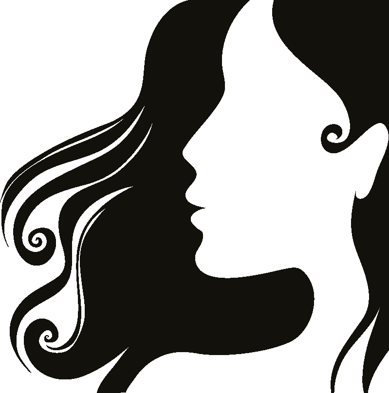Female Head Silhouettes - Woman Head Silhouette Png Clipart (799x808), Png Download