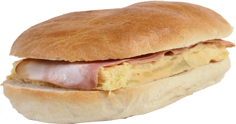 Bocadillo Tortilla Png - Fast Food Clipart (800x548), Png Download