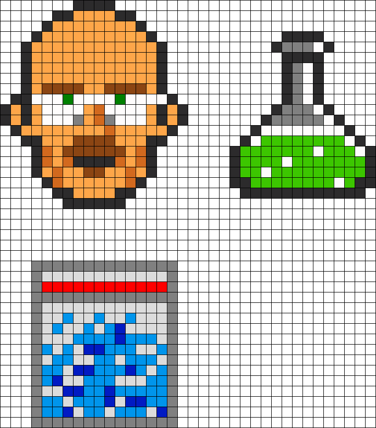 Breaking Bad Kit Perler Bead Pattern / Bead Sprite - Leeuwarden Clipart (757x862), Png Download