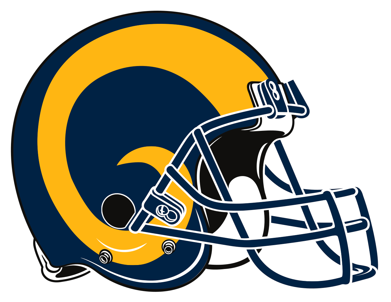 Filenfl Rams Classical Helmet - Los Angeles Rams Helmet Logo Clipart (1280x988), Png Download