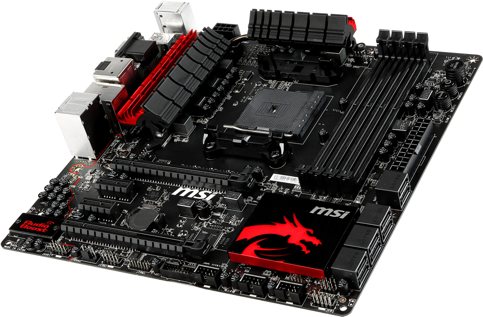 Shares The Same Features As The A88x G45 Gaming, But - Motherboard Msi A88xm Gaming Clipart (1000x681), Png Download