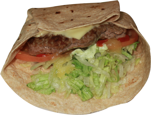 Tortilla Burger Clipart (640x513), Png Download