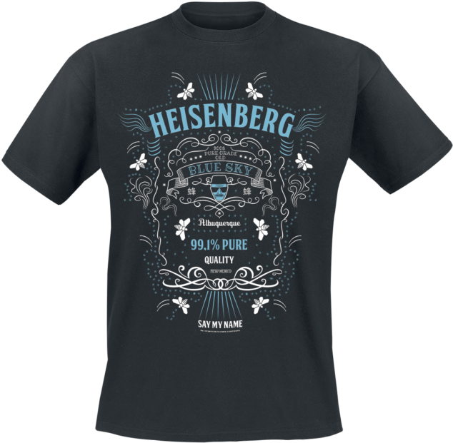 Breaking Bad Heisenberg - Shirt Clipart (634x621), Png Download