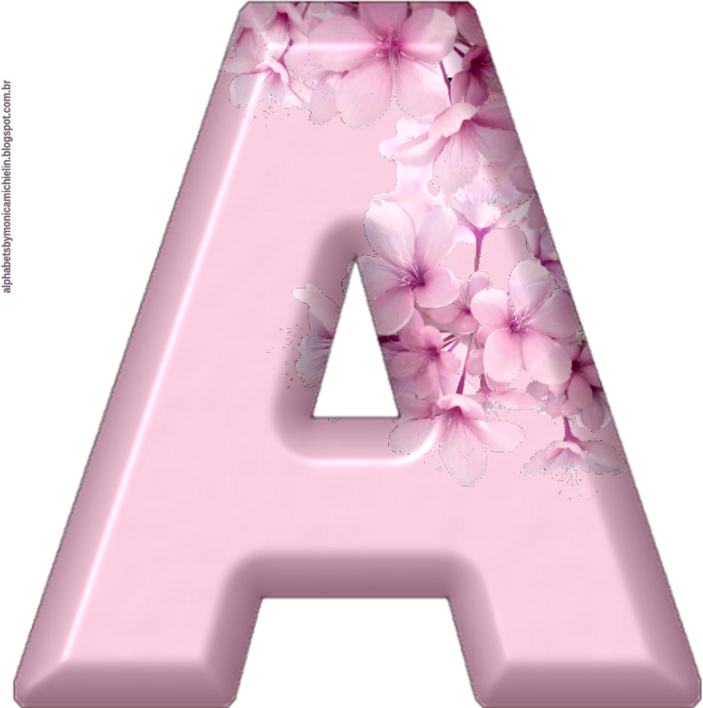 Flor Japonesa Sakura Alfabeto Png - Sakura Flowers Clipart (1000x1000), Png Download