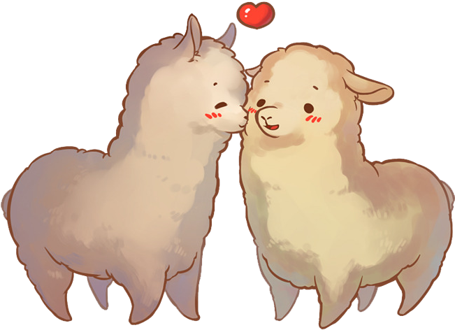 Imágenes De Llamas Sin Fondo Clipart Png Png Tumblr - Alpaca And Llama Cute Transparent Png (650x496), Png Download