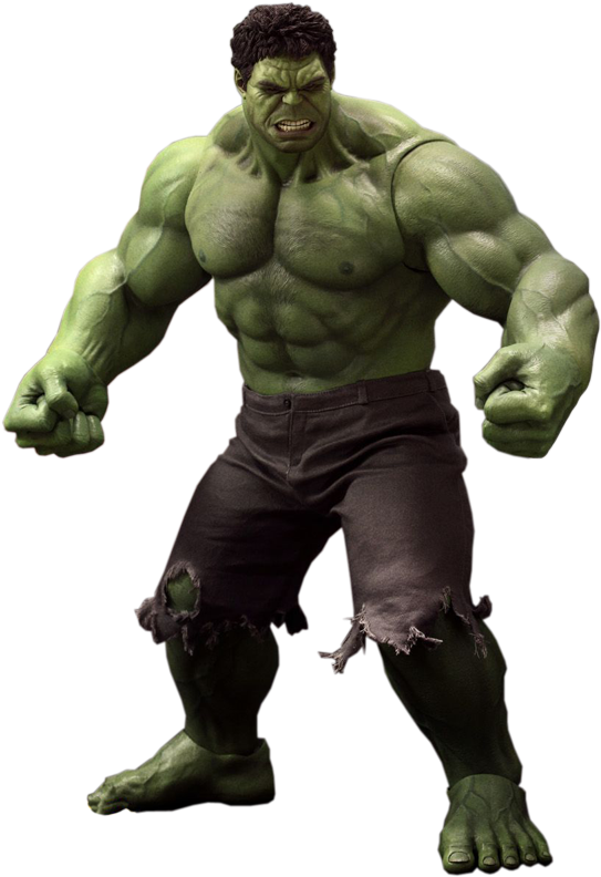Png Hulk - Hot Toys Avengers Hulk Clipart (800x800), Png Download