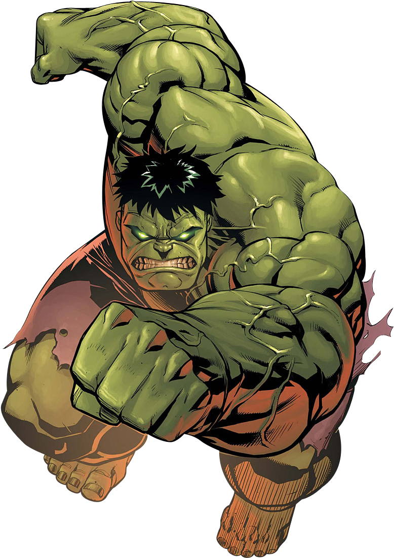 Hulk Comic Png - Incredible Hulk Comic Art Clipart (800x1150), Png Download