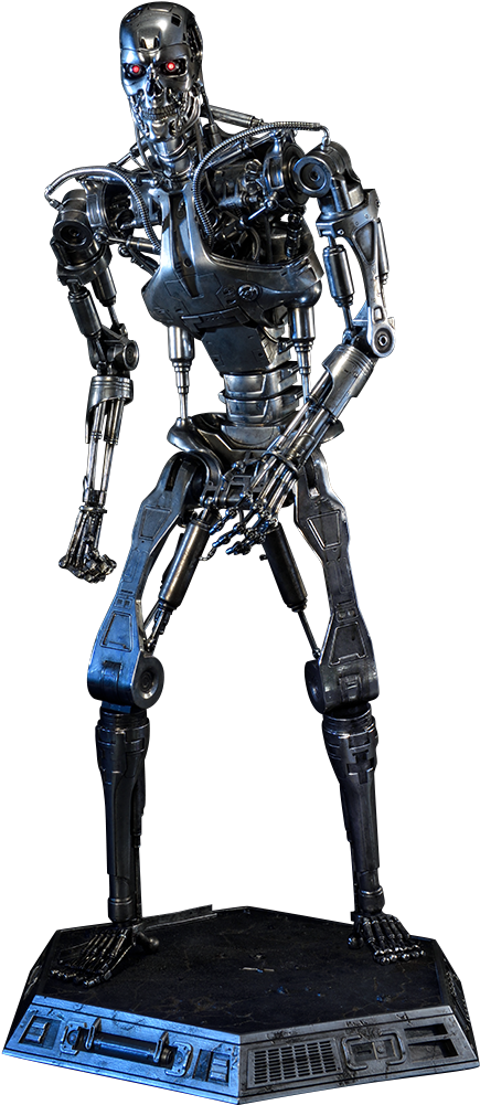 T-800 Endoskeleton Statue By Prime 1 Studio - T 800 Endoskeleton Clipart (480x1000), Png Download