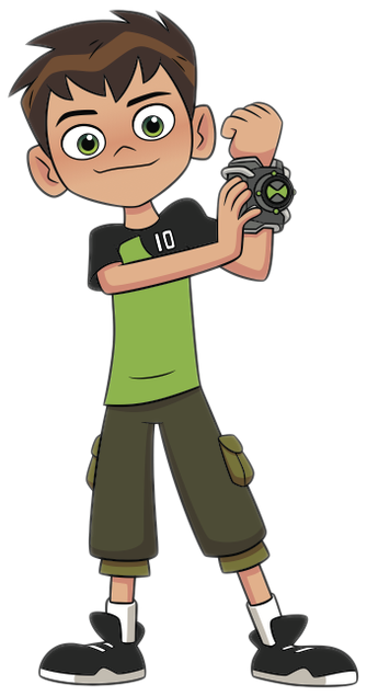 Ben 10 - Cartoon Character Ben 10 Clipart (506x800), Png Download