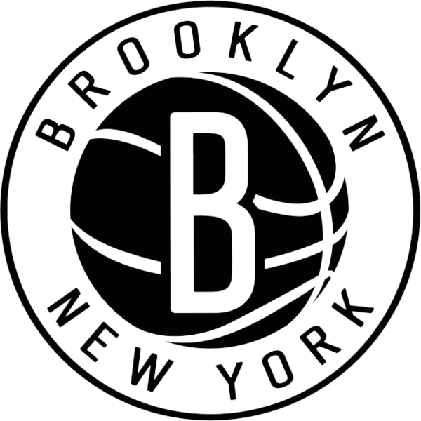 Brooklyn Nets Alternate Logo Clipart (600x600), Png Download