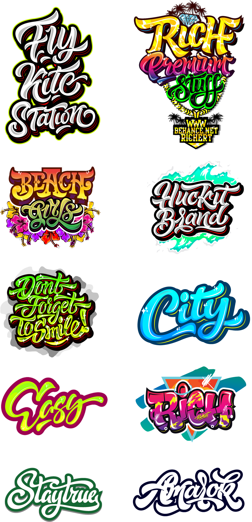 Logos / Prints 13 14 15 Part 3 On Behance - Logo Clipart (1000x2000), Png Download