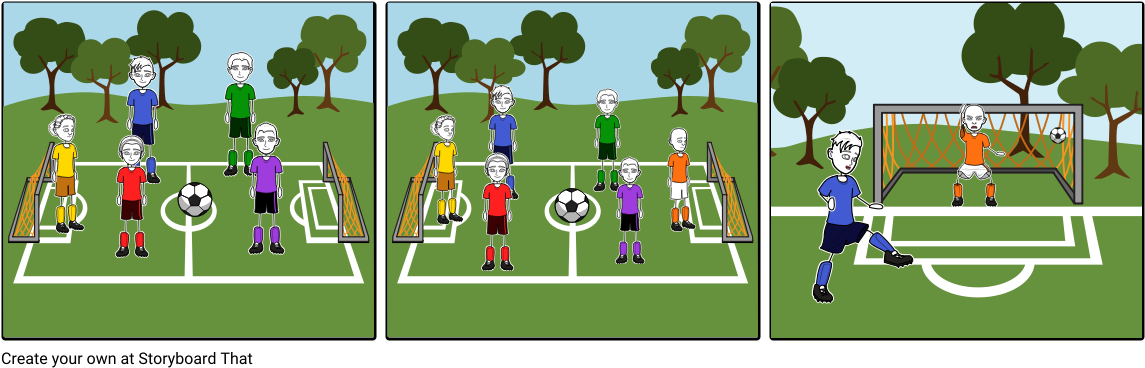 Soccer Goal - Scientific Method Soccer Clipart (1164x385), Png Download