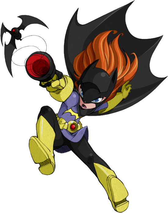 Batgirl Png Clipart - Batgirl Transparent Png (616x768), Png Download