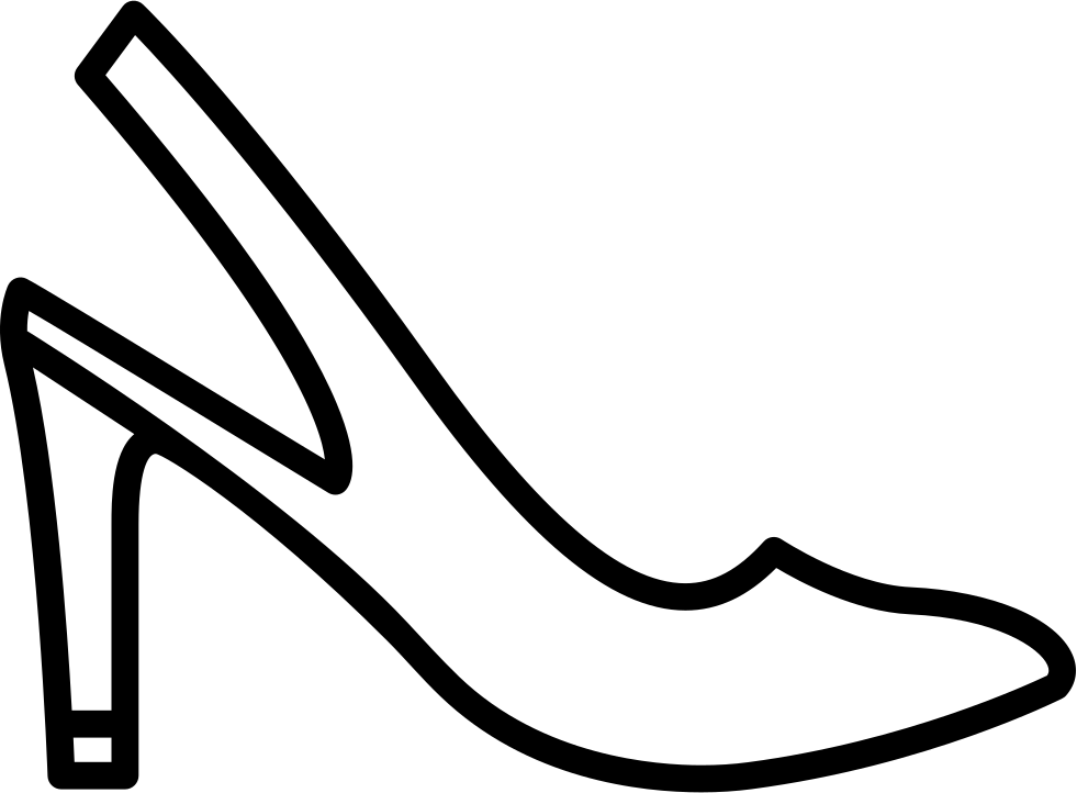 High Heel Comments - Basic Pump Clipart (981x722), Png Download