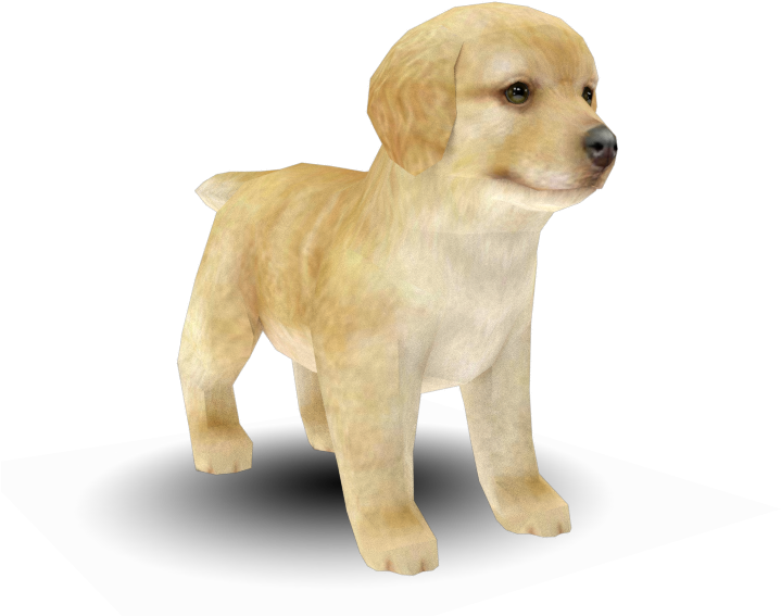 Golden Retriever Png - Nintendogs Golden Retriever Clipart (750x650), Png Download