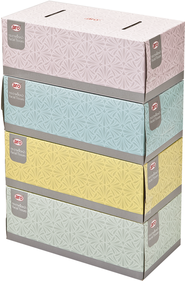 โปรโมชั่น Aro Facial Tissue Box 170 Sheet X4 Www - Chest Of Drawers Clipart (1000x1000), Png Download