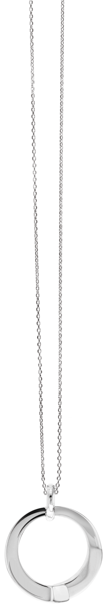 Quantum Cubus White Gold Plated Stainless Steel Pendant - Chain Clipart (2100x2100), Png Download