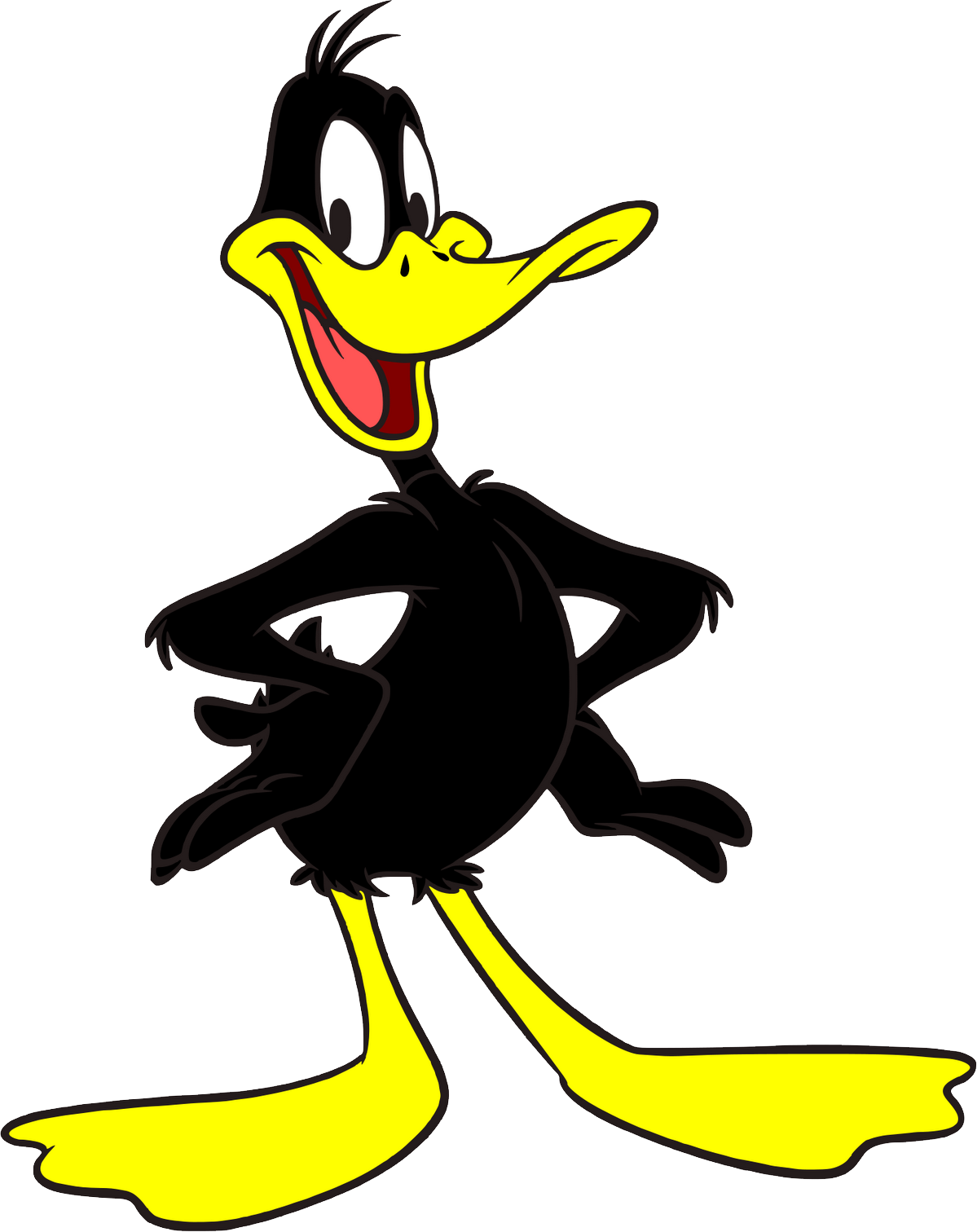 Pato Lucas, Looney Tunes, Daffy Duck, Tex Avery, Animated - Duck From Looney Tunes Clipart (1199x1512), Png Download