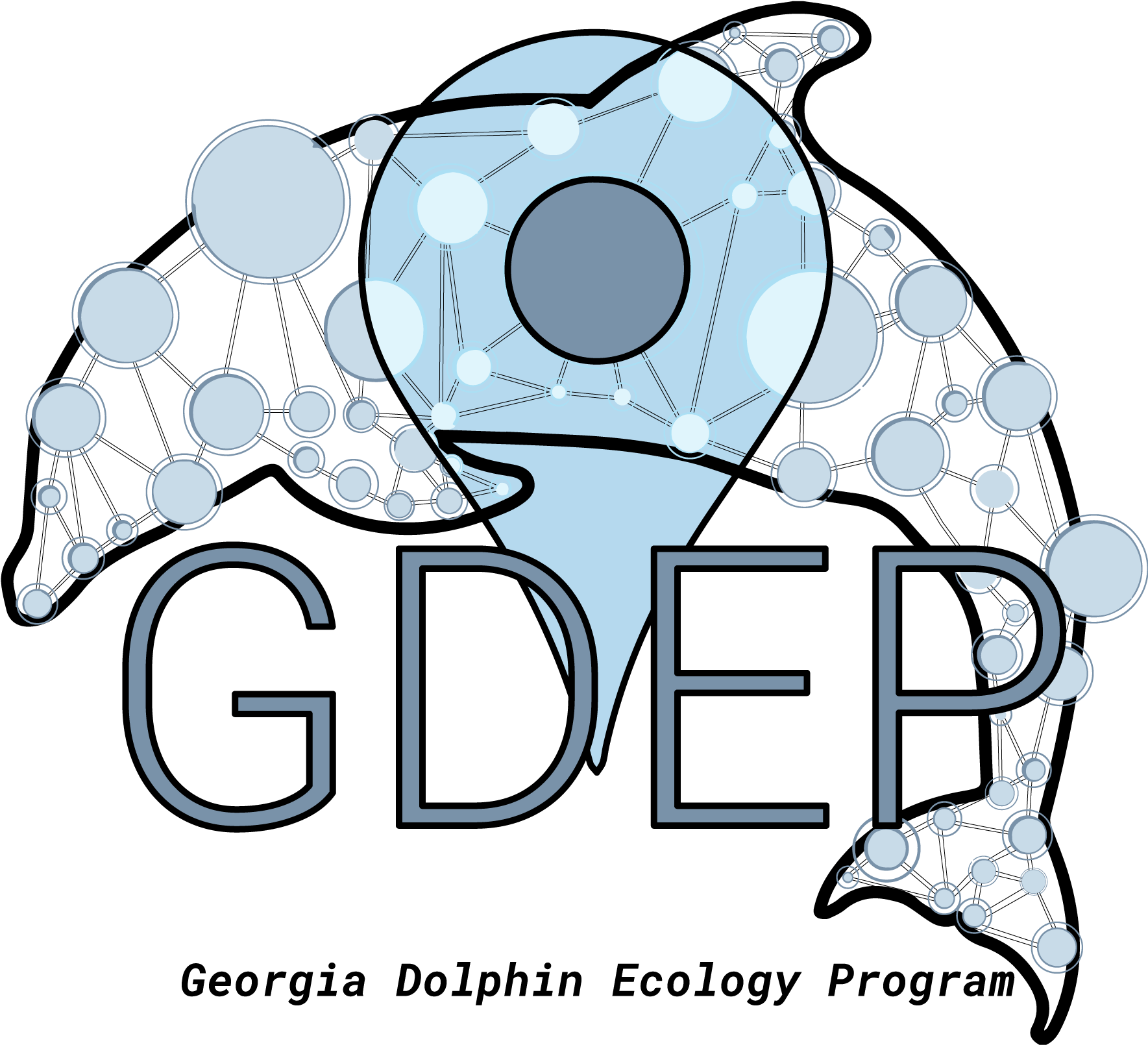 Georgia Dolphin Ecology Program Logo Clipart (1768x1630), Png Download