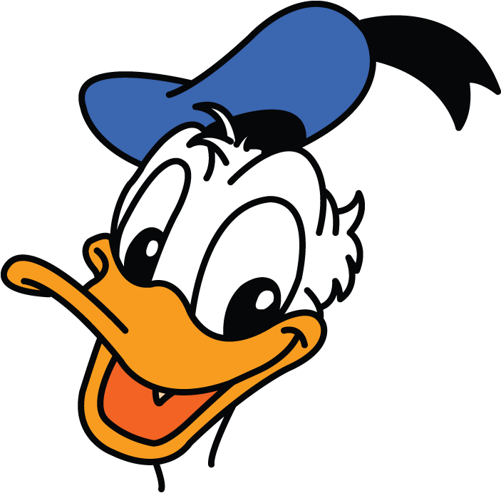 Drawn Donald Duck - Donald Duck Drawing Easy Clipart (720x1280), Png Download