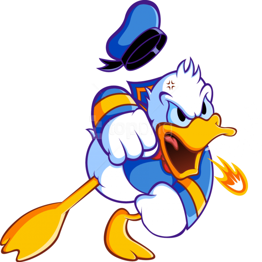 Free Png Download Donald Duck Angry Clipart Png Photo - Donald Duck Png Gif Transparent Png (850x850), Png Download