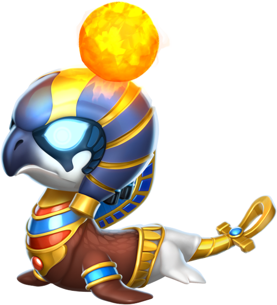 Ra Dragon Baby - Dragon Mania Legends Ra Dragon Clipart (1144x1261), Png Download