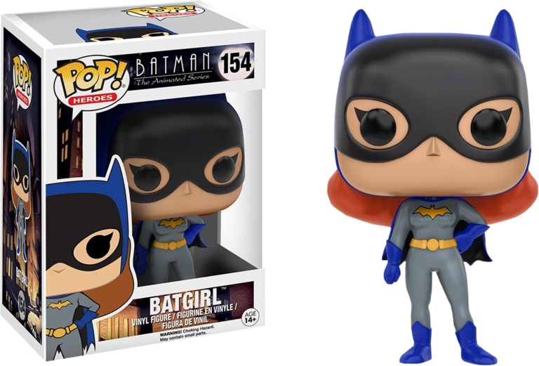 The Animated Series - Batgirl Pop Clipart (768x521), Png Download