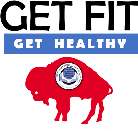 Get Fit Get Healthy Buffalo Logo Clipart (615x501), Png Download