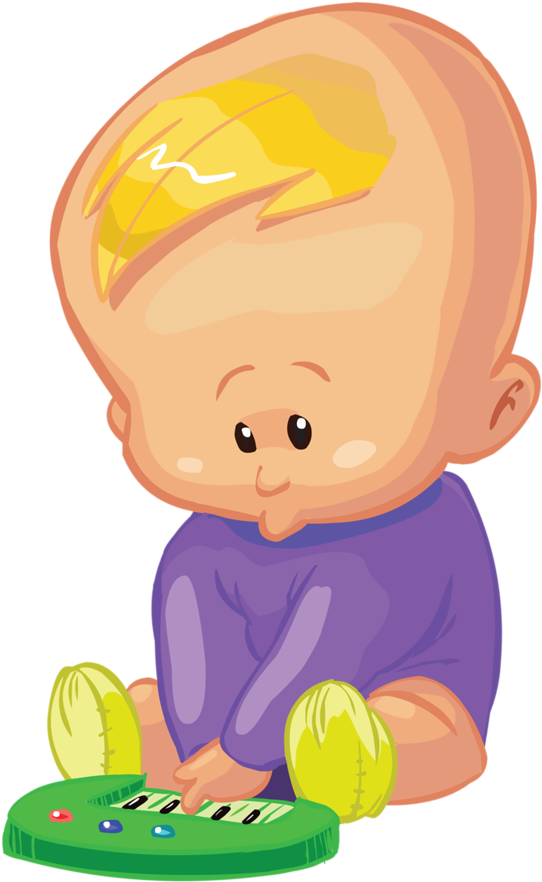 Fishing Clipart Baby Boy - Dibujo Niñez - Png Download (542x882), Png Download