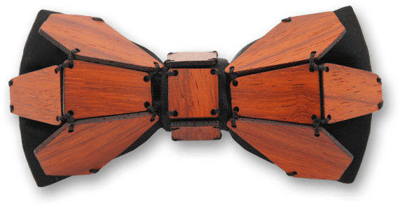 Geometry Flower In Red Rosewood Bow Tie - Belt Clipart (800x800), Png Download