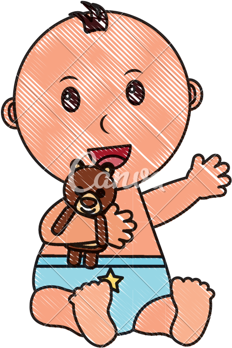 Little Clipart Baby Boy Diaper - Stock Photography - Png Download (474x711), Png Download
