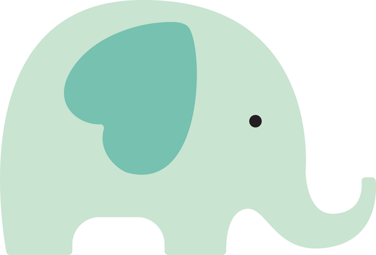 1280 X 869 8 0 - Baby Elephant Svg Clipart (1280x869), Png Download