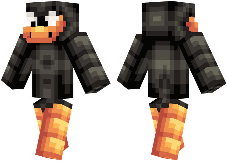 Daffy Duck - Minecraft Skins Cool Green Clipart (804x576), Png Download