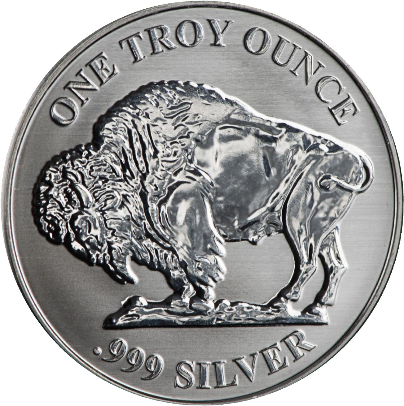 2013 Silver Buffalo - Silver Clipart (1410x1410), Png Download