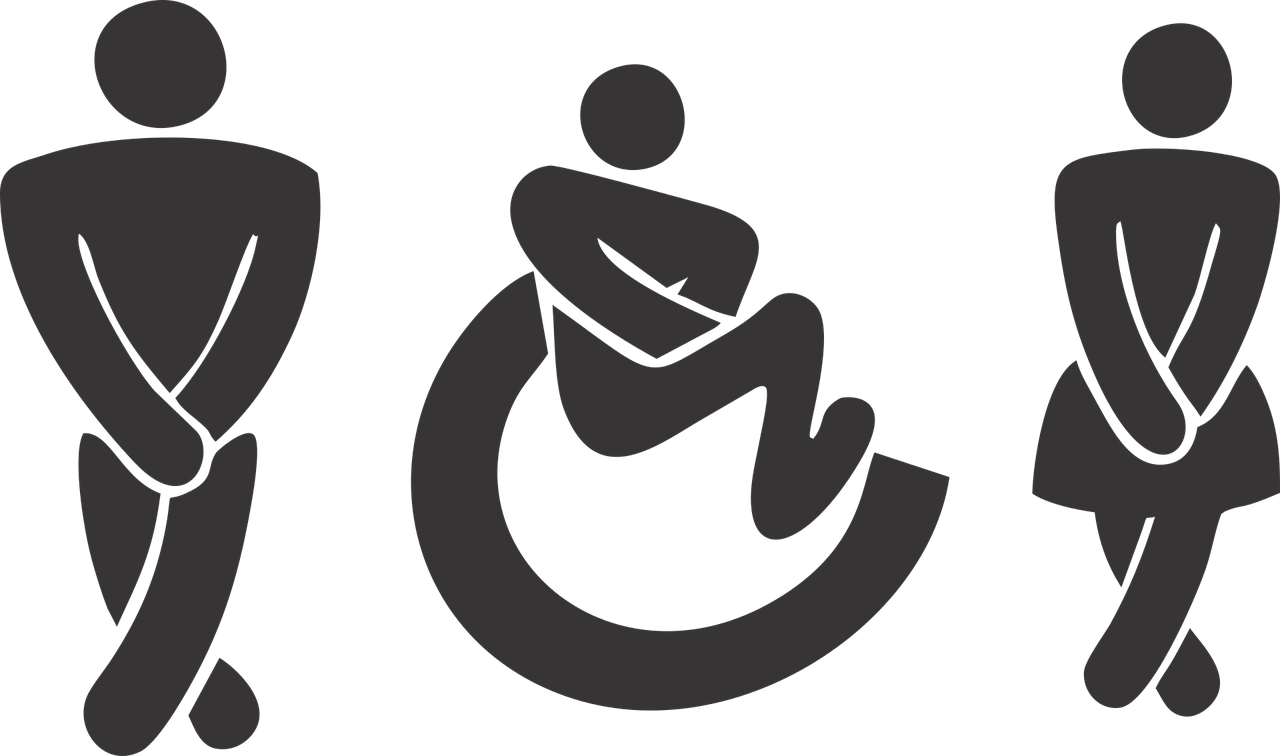 The Controversy Of Bathroom Bills At Apa Central - Urination Icon Png Clipart (1280x756), Png Download