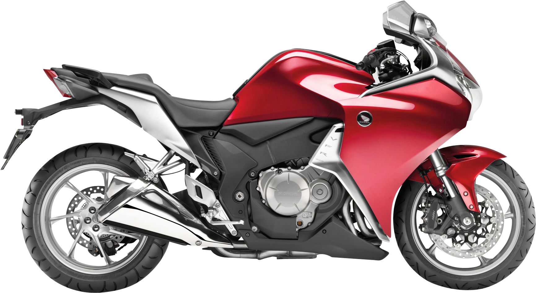 Honda Vfr1200f Sport Motorcycle Bike Png Image - Honda Vfr1200f Clipart (1804x1038), Png Download