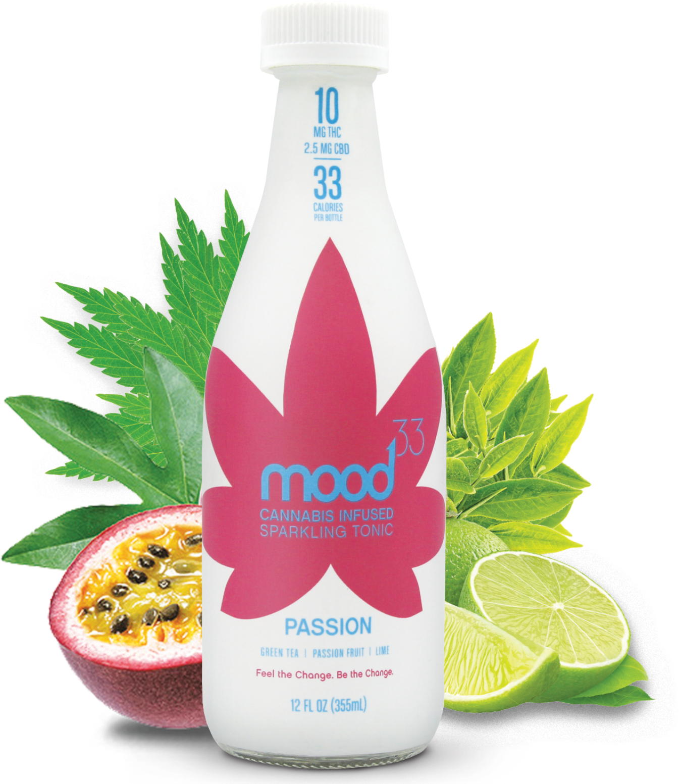 Passion By Mood33™ By Mood33™ Cannabis Infused Sparkling - Mood 33 Cannabis Infused Clipart (1600x1600), Png Download