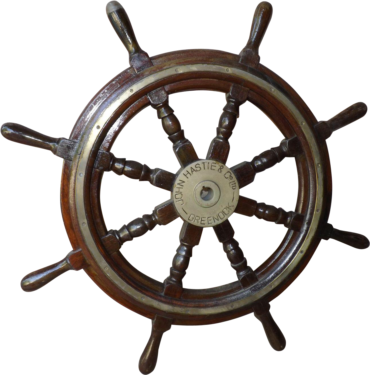 #vintagebeginshere At Www - Ship Steering Wheel Clipart (1315x1315), Png Download