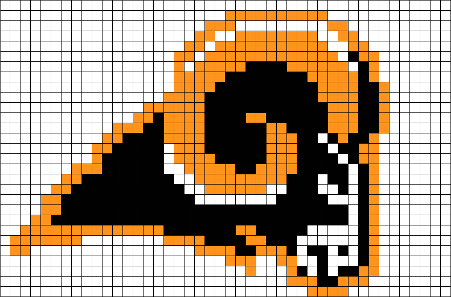 Rams Logo Pixel Art Clipart (880x581), Png Download
