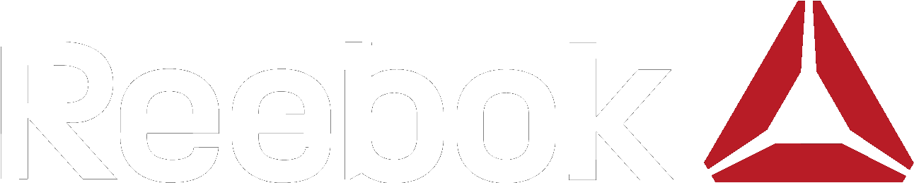 Síguenos En - - Reebok White Logo Png Clipart (1546x551), Png Download