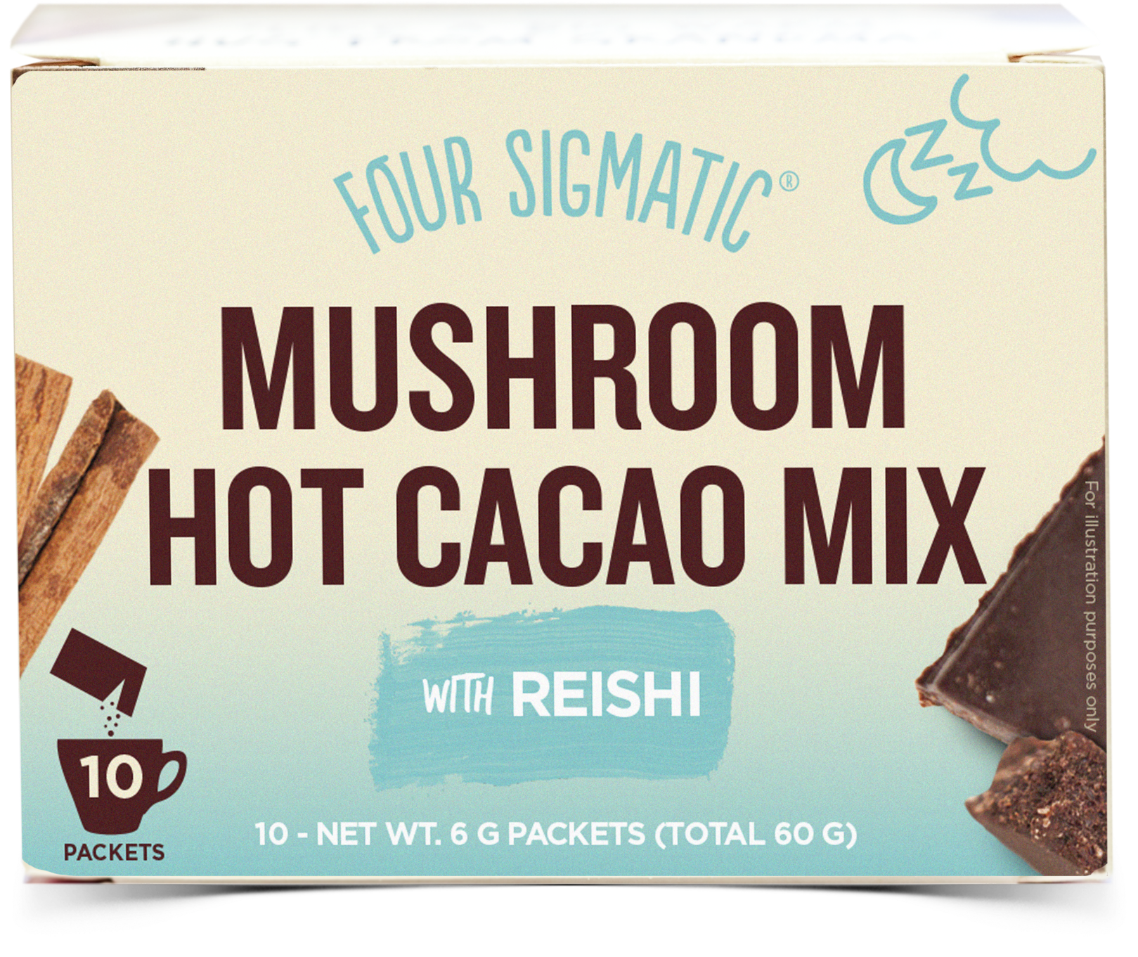 Mushroom Hot Cacao Mix With Reishi - Chocolate Clipart (2000x1651), Png Download