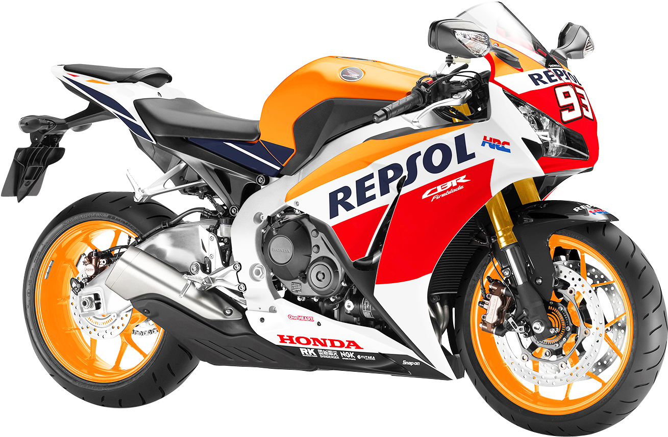Honda Repsol Cbr1000rr Motorcycle Bike Png Image - Honda Cbr 1000rr Repsol 2017 Clipart (1379x928), Png Download